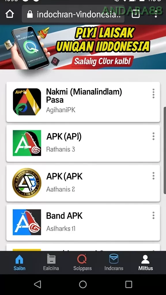 Screenshot agenjitu nomor 2